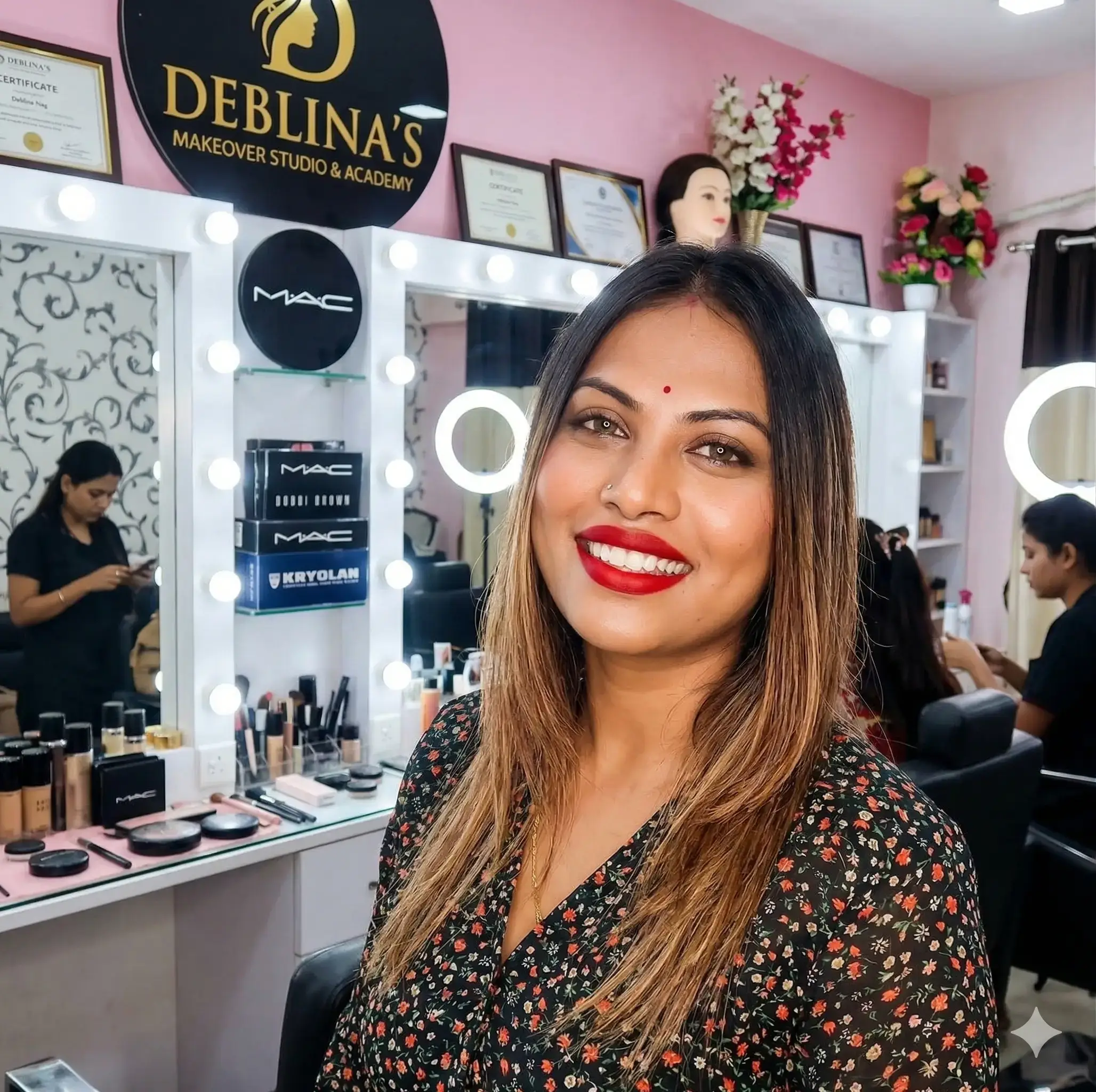 Deblina Nag, founder of Deblina's Makeover Studio & Academy