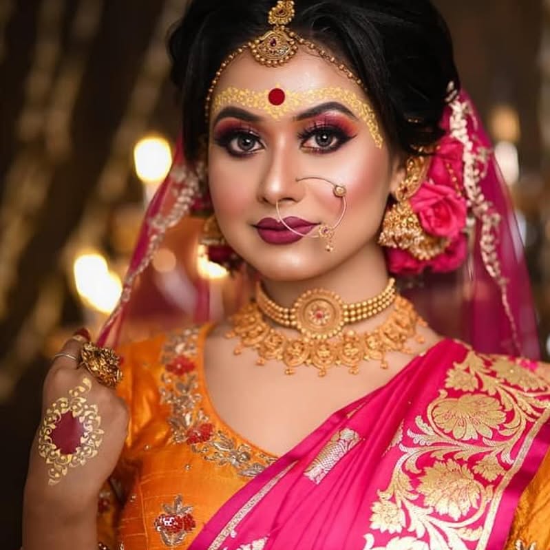 Instagram makeup post from Deblina's Makeover